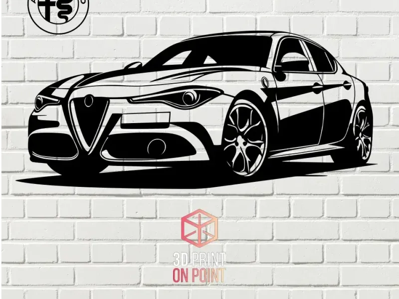 ALFA ROMEO GIULA - 2D WALL ART