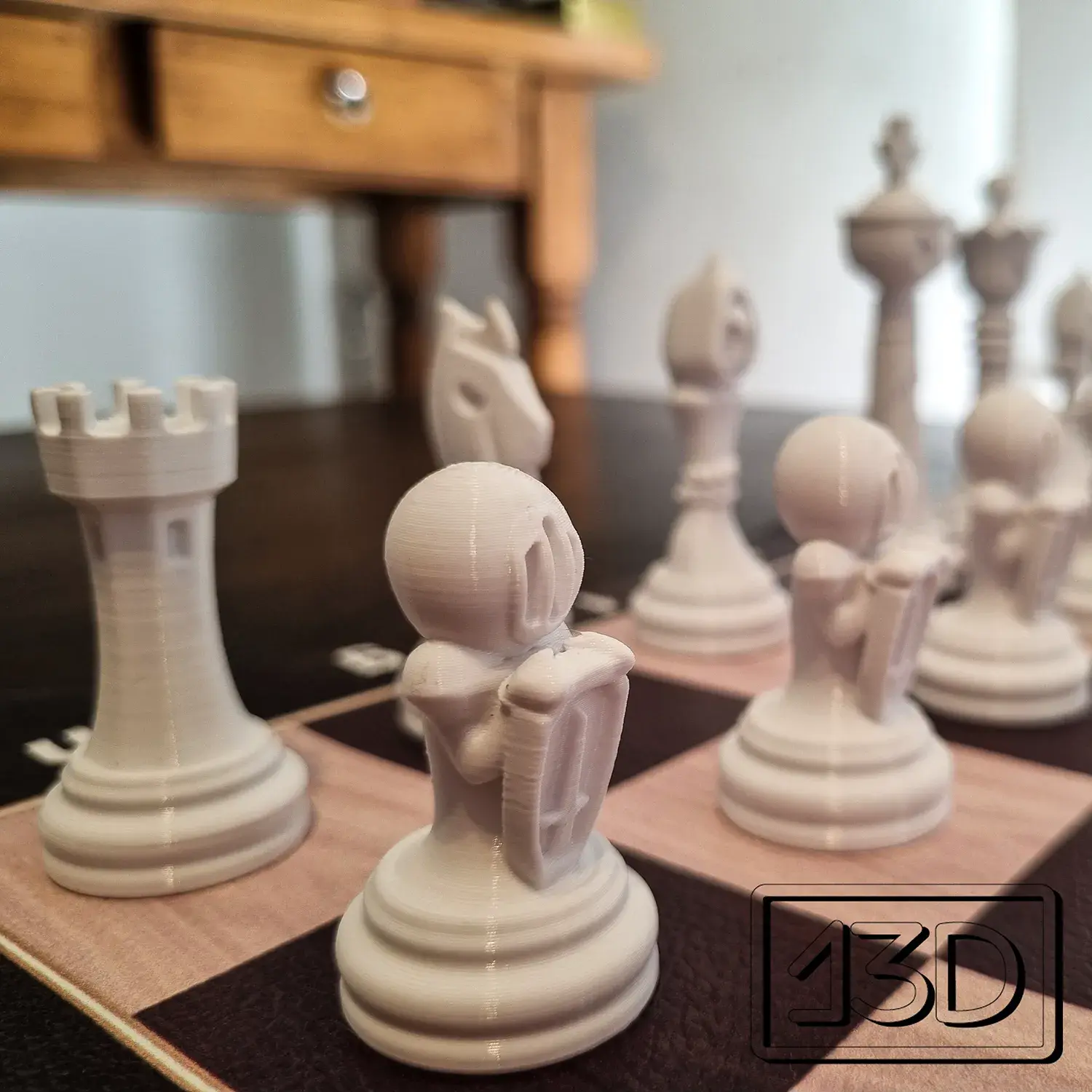 Chess Reimagined - Piezas Print in Place