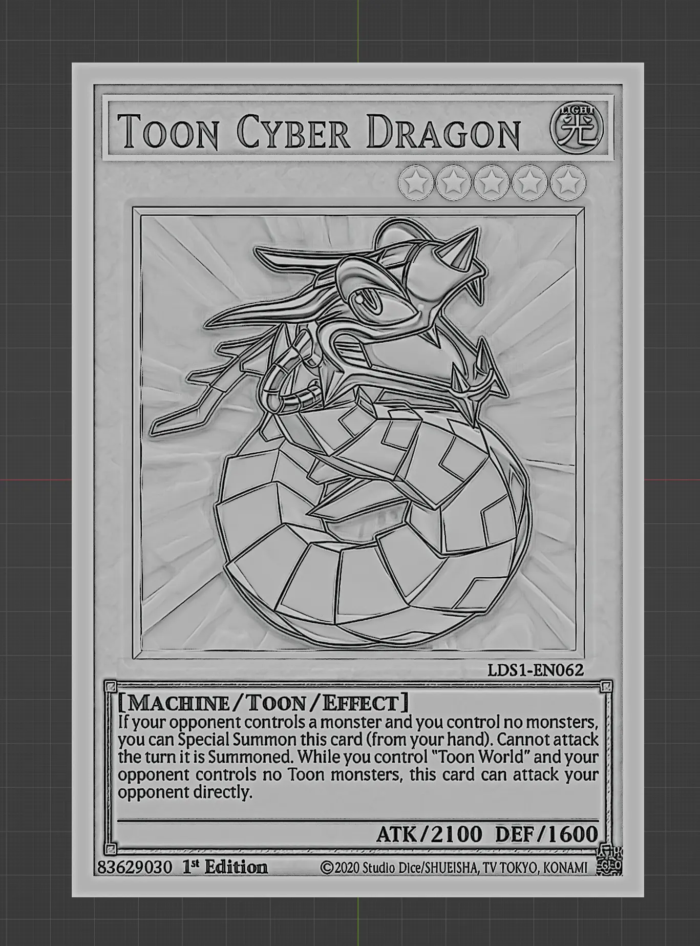 toon cyber dragon - yugioh