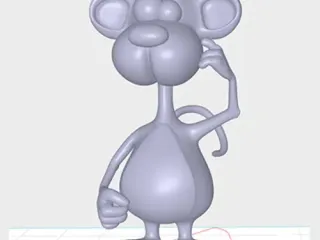 Cartoon monkey