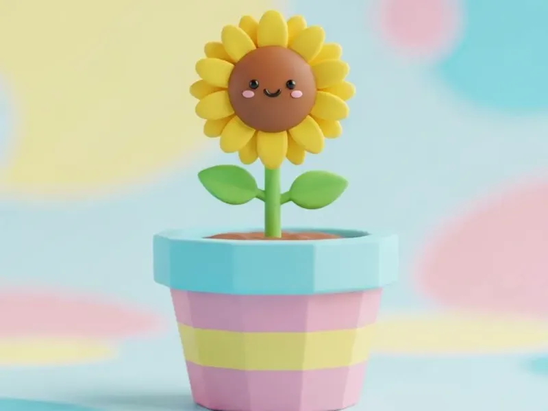 Girasol kawaii