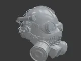 Gas Mask – 3D Printable Post-Apocalyptic-1