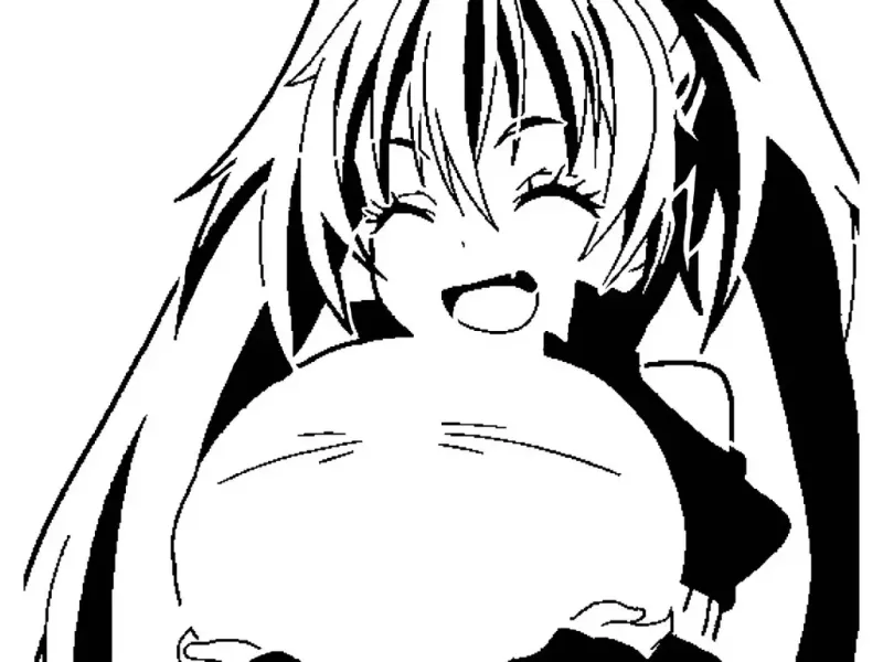 Milim and Rimuru stencil