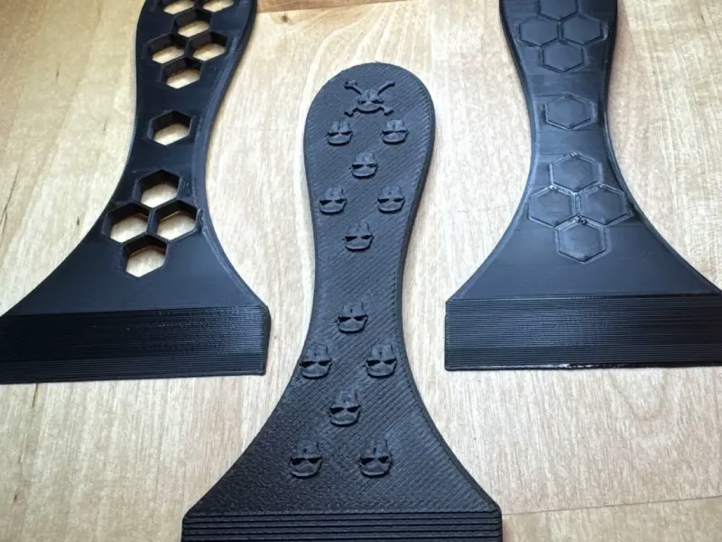 Hexagonal Fill Bed Scrapper