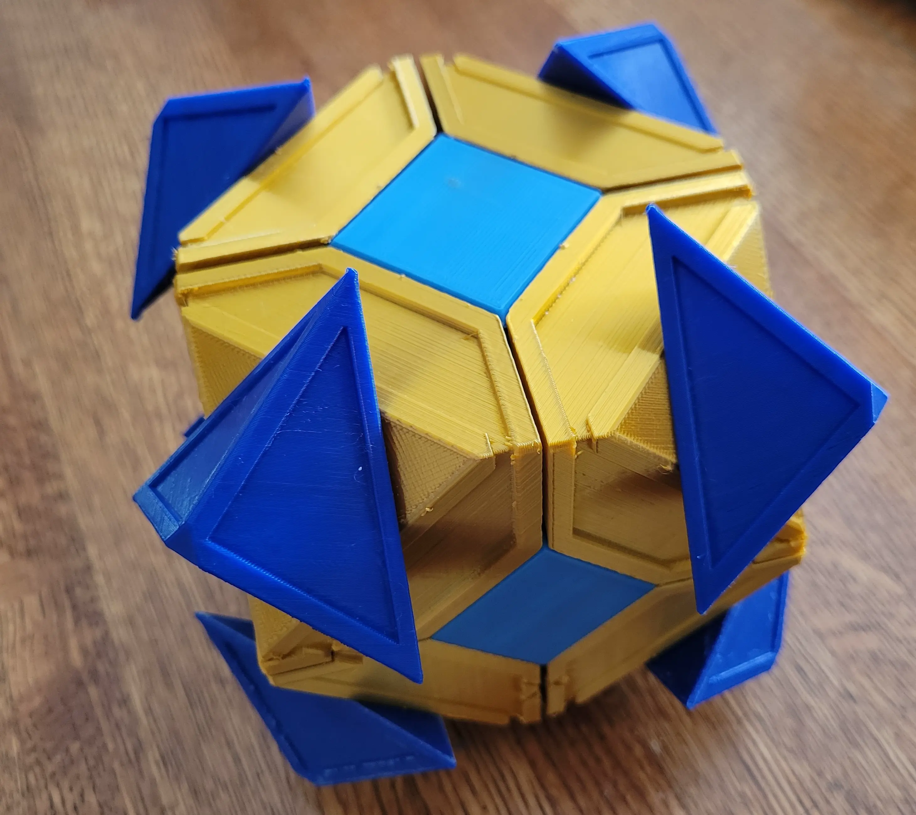 Jedi Holocron style puzzle cube with storage