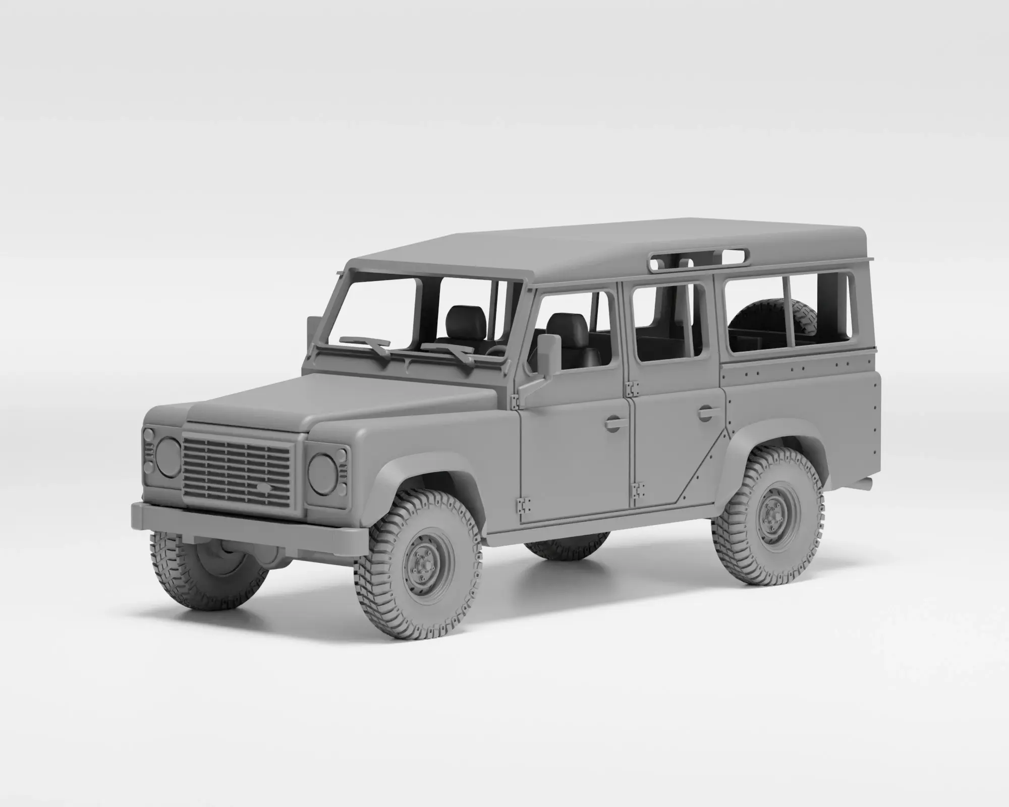 Land Rover Defender 110 - H0 scale car model kit