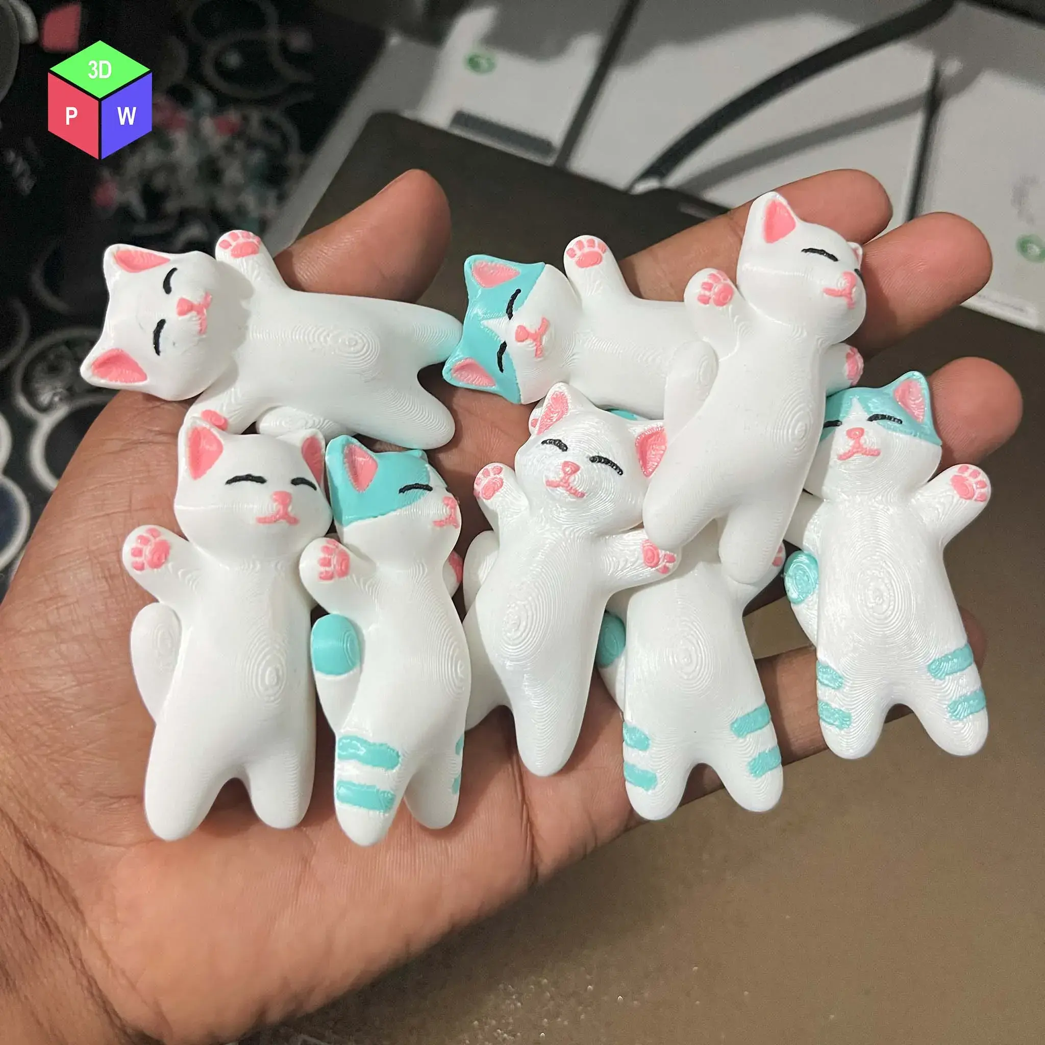 Cute Sleeping Cat Set