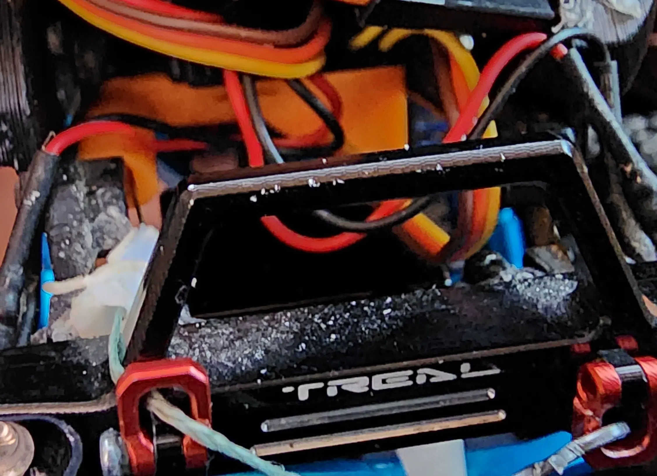 SCX24 Winch Guide With Rear Servo Box