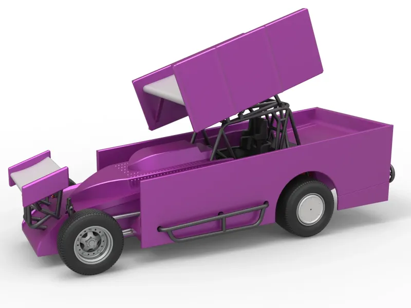 Northeast Outlaw Dirt Modified Stock Car V2 Maßstab 1:25