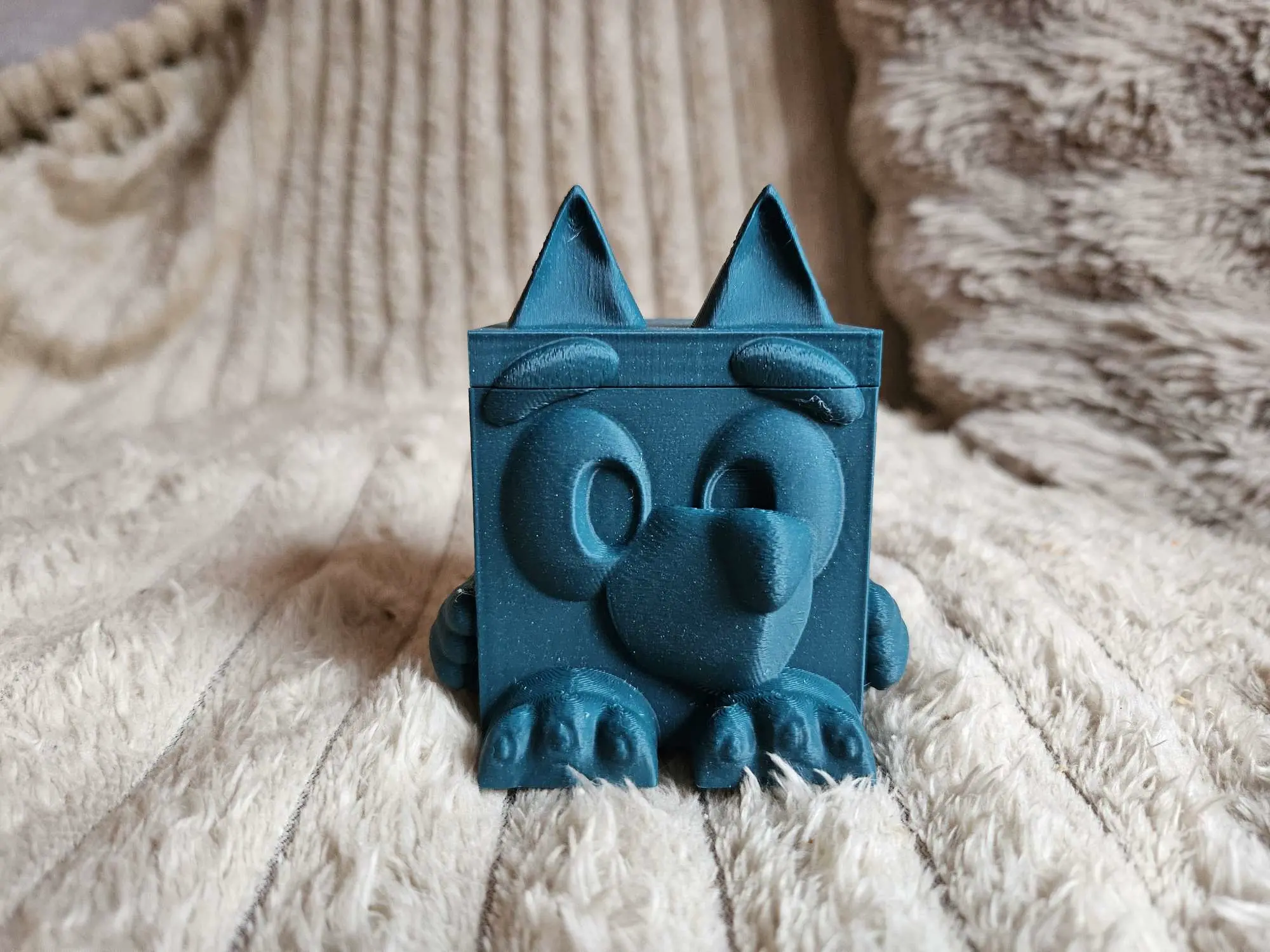bluey gift box, storage, cute present toy