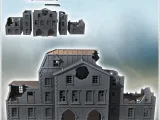Large building with a zinc roof hewn stone base-1