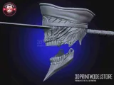 Chainsaw Man Katana Man Helmet Cosplay - Halloween Costume-6