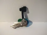 Minecraft axe keychain-3