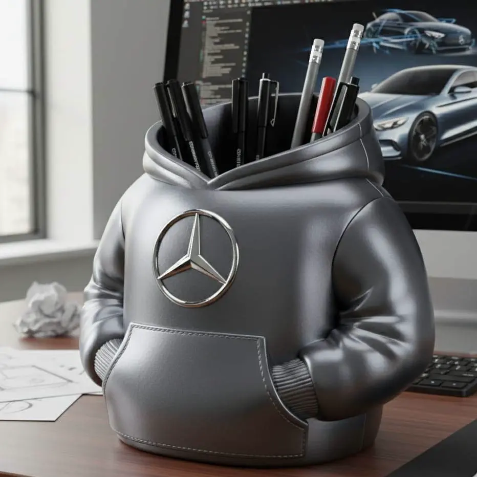 3D Printer Files | 3MF File | MERCEDES BENZ PEN HOLDER