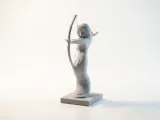 Archer Sculpture Fantasy Figurine 3D Printable-3