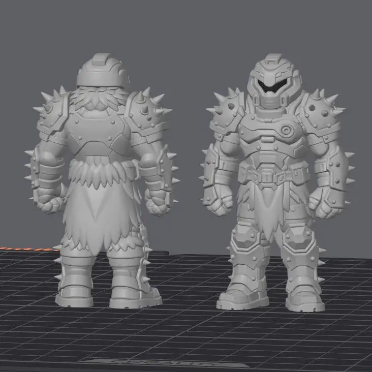 Archivos de impresora 3D | Archivo 3MF | DOOM Slayer Dark Ages Figurine ...