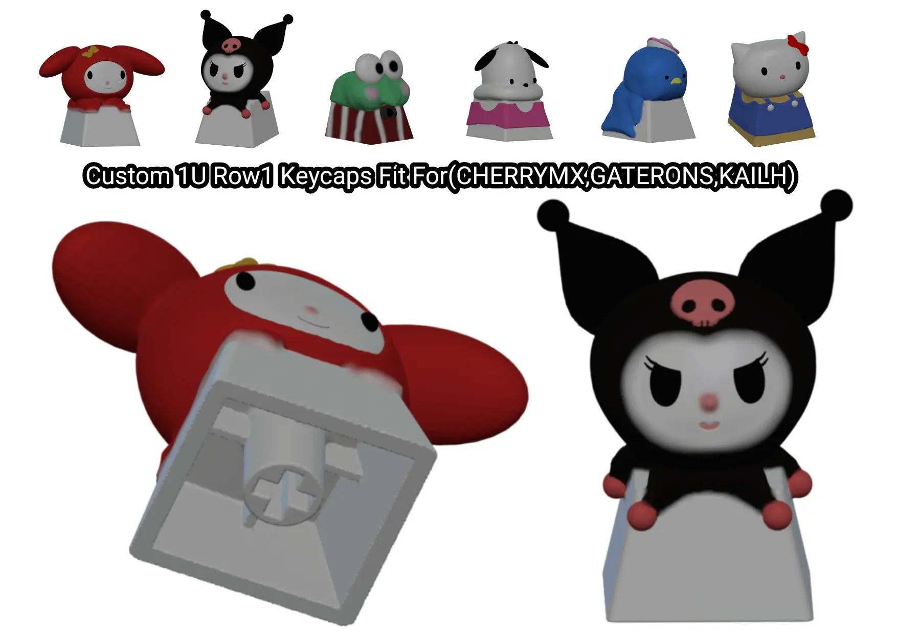 sanrio keycaps(set 1)