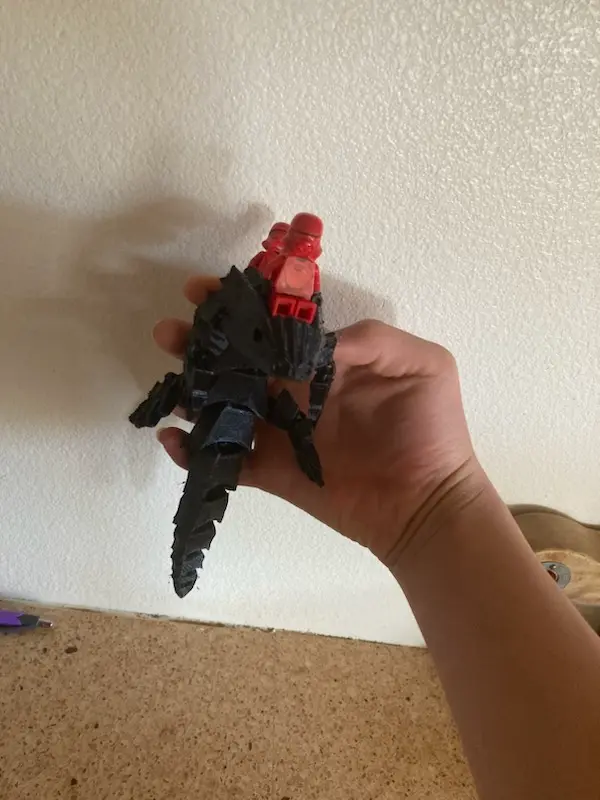 giant lego lizard