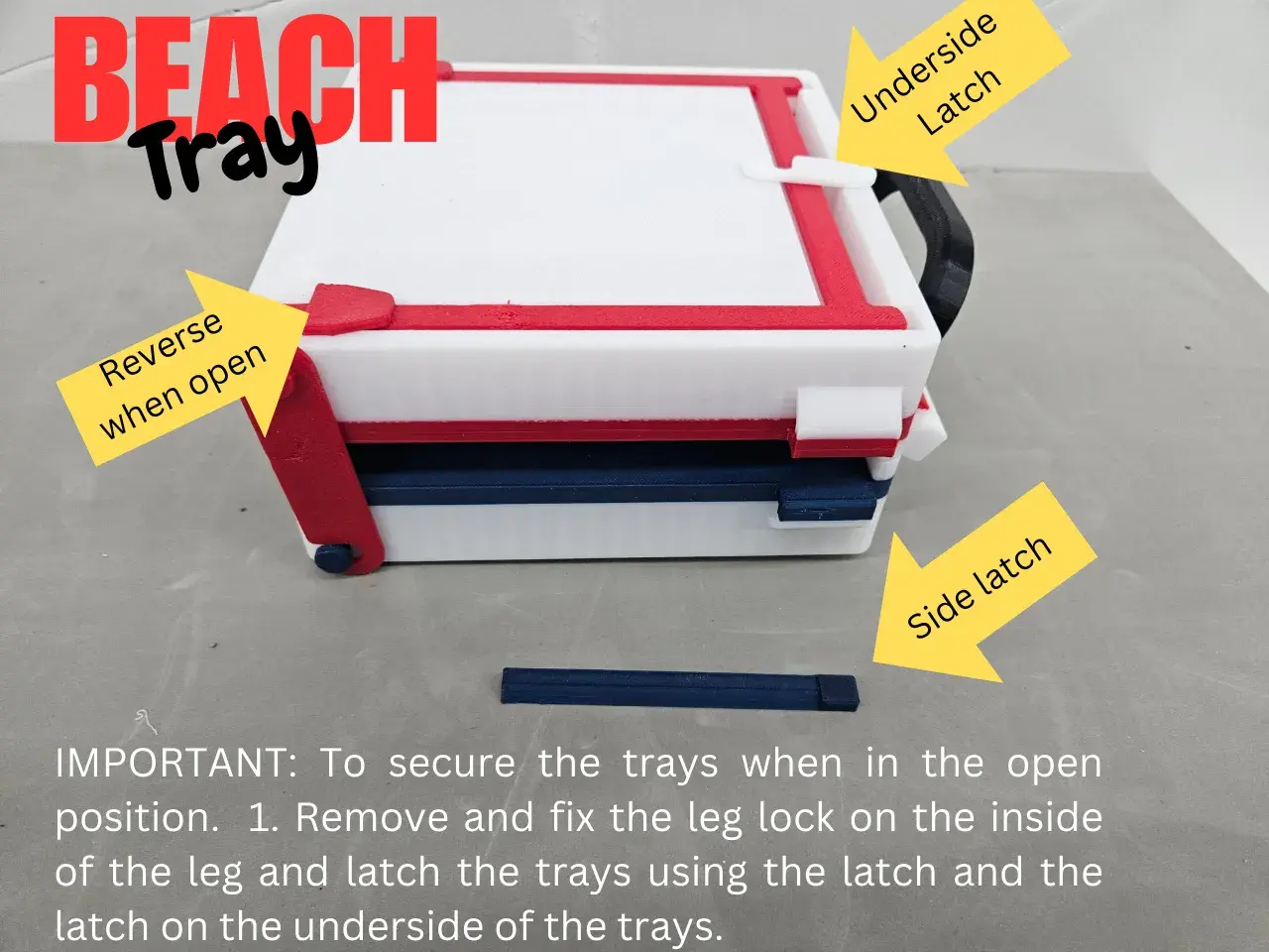 BEACH TRAY 2 - COMPACT AND CONVENIENT BEACH LUXURY