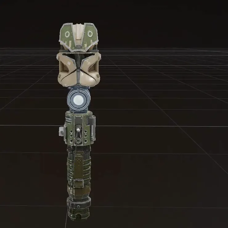 AI Generated Clone Lightsaber Hilt