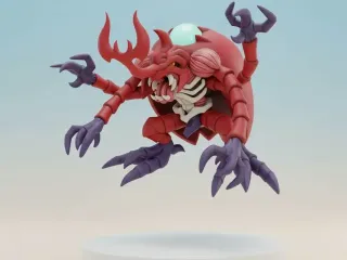AtlurKabuterimon Digimon Creature Model