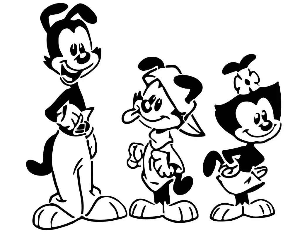 Animaniacs stencil