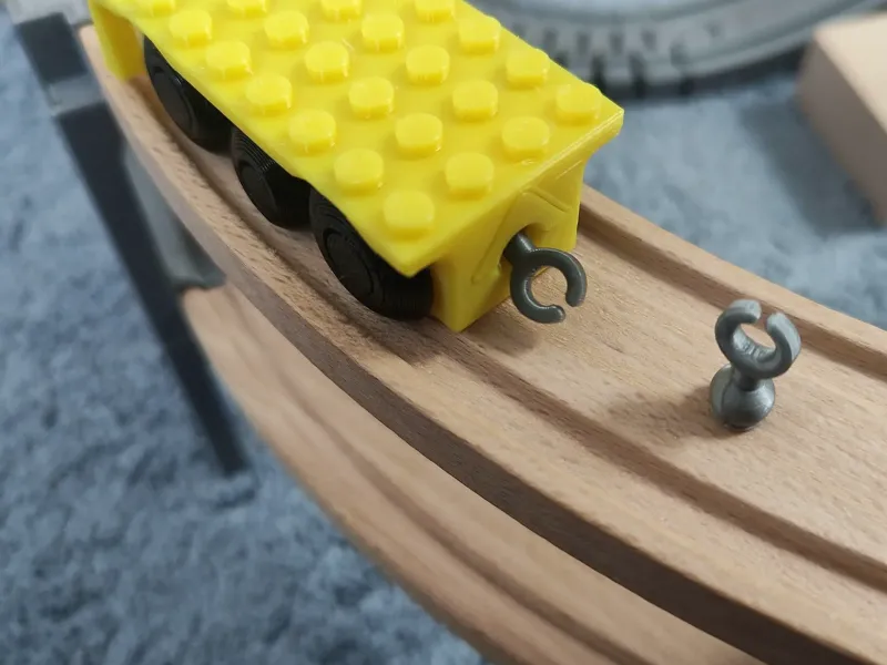 Couplers for brio/brick train adapters