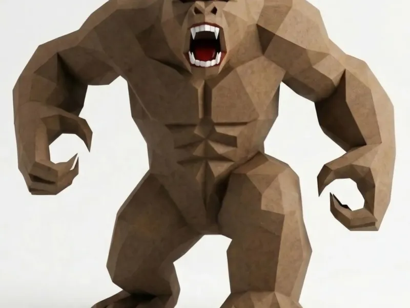 King Kong papelcraft 