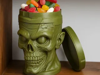 Zombie Candy Jar