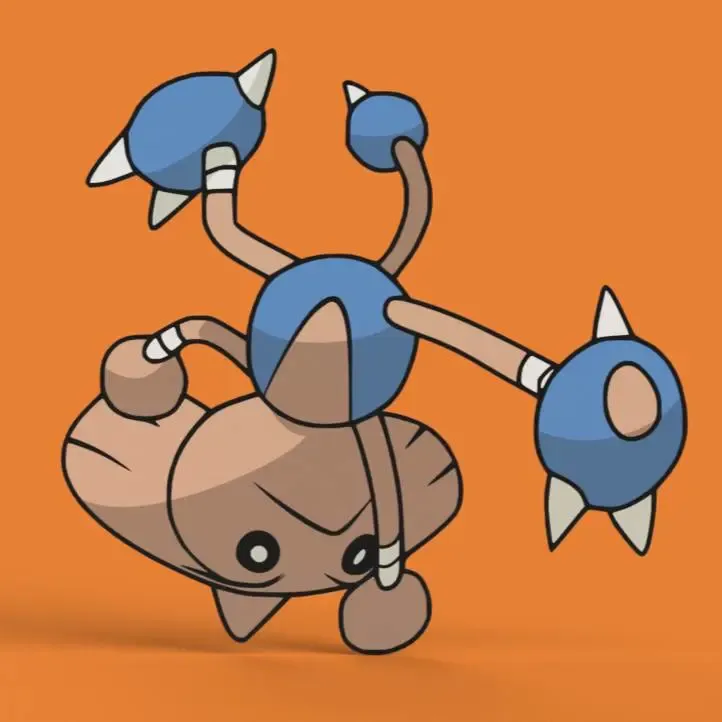 Hitmontop Wall Art