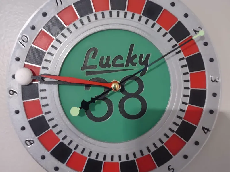 Fallout Lucky 38 Roulette Wall Clock