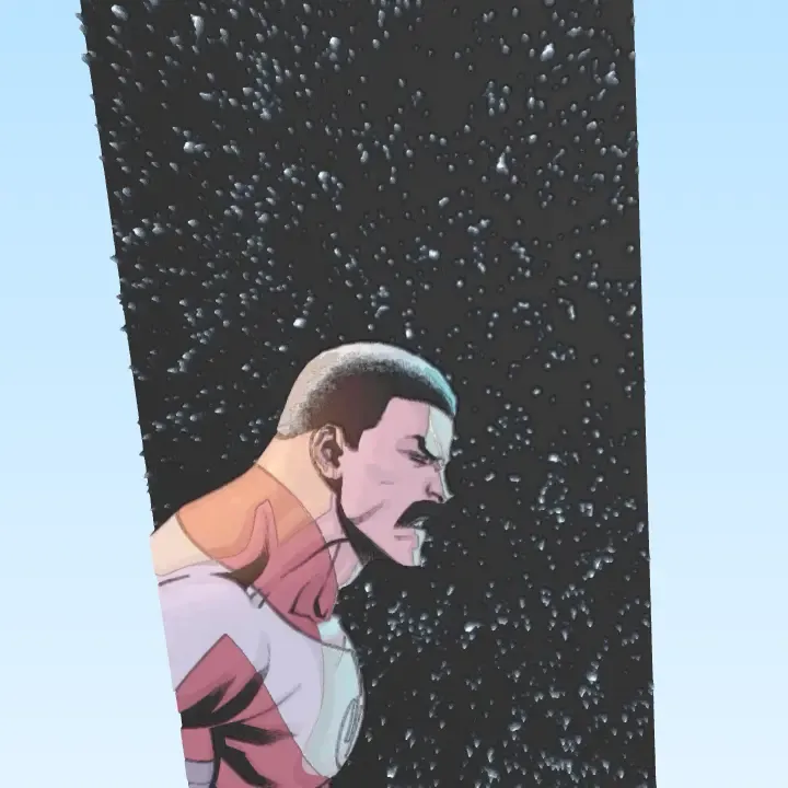 Invincible Thragg Space Art 
