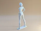 Stehende sinnliche Frau-2