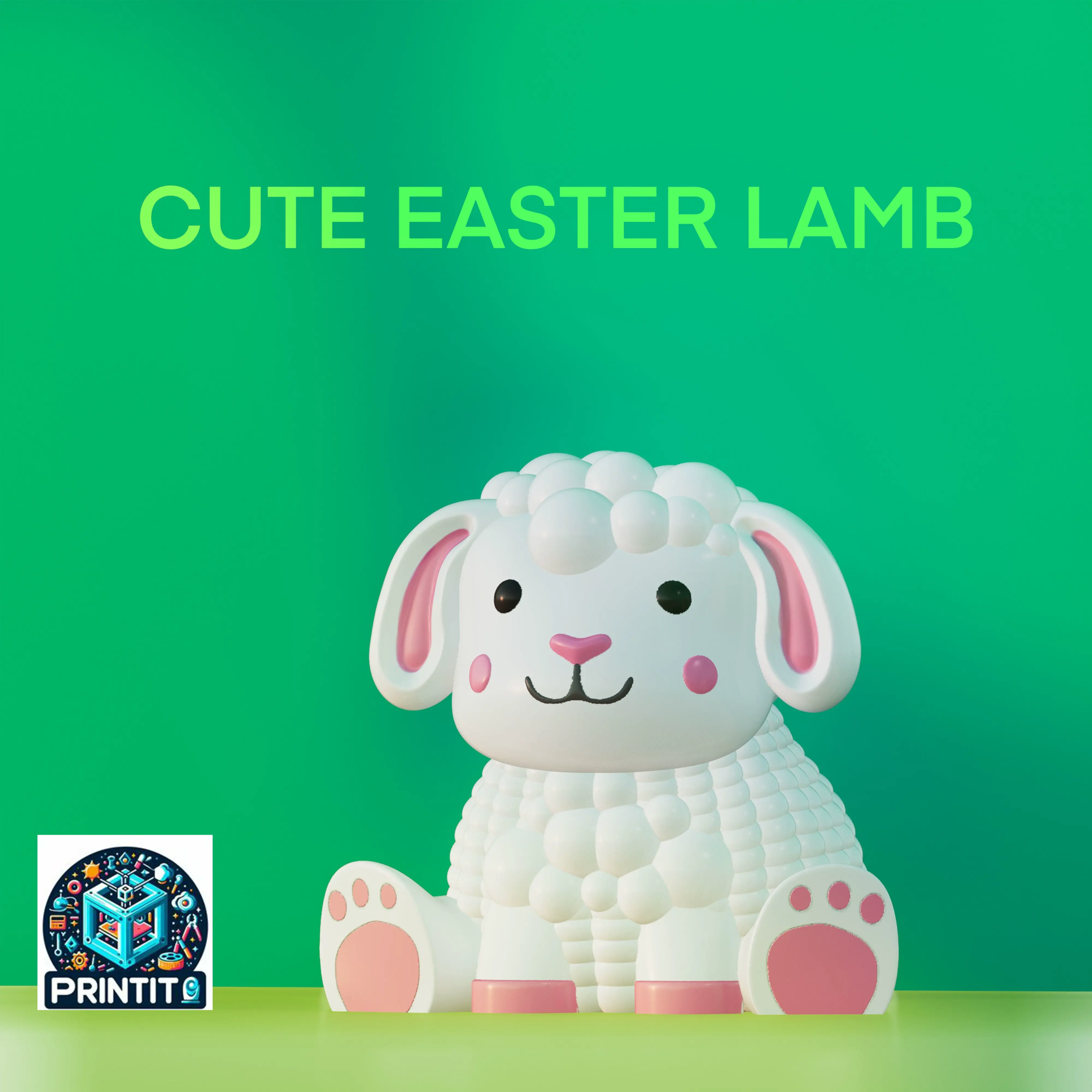CUTE EASTER LAMB