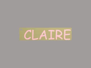 CLAIRE_ keychain