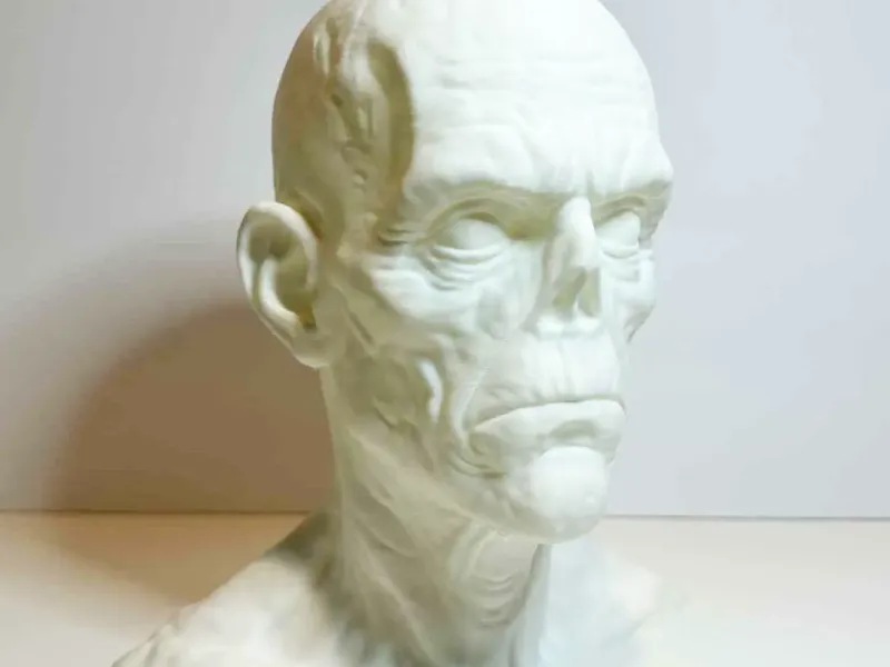 Zombie-Kopf Halloween-Dekoration