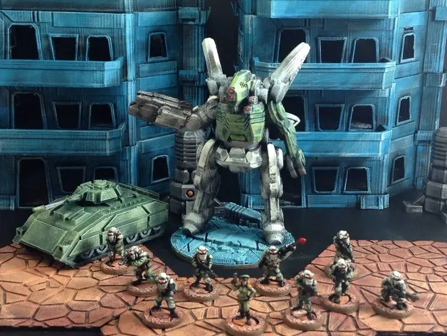 Hyperion Heavy Assault Mech (15mm scale)