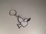 Dove keychain-3