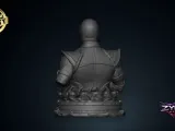 Sub-Zero Bust STL Mortal Kombat 3D Print Sculpture-2