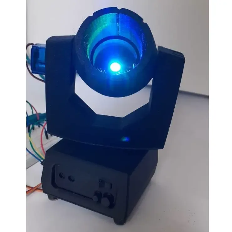 Mini projecteur à tête mobile