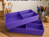 Stackable trays for Crafts/Desk organizing-0