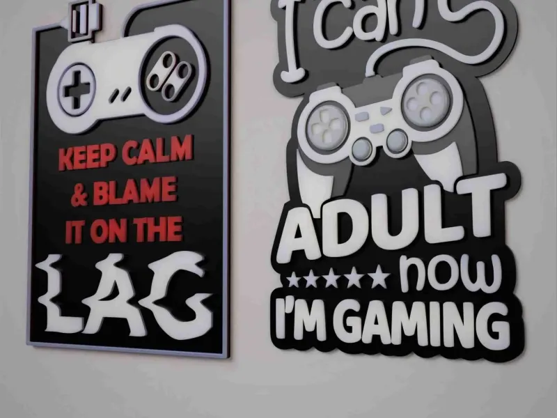 GAMING - WALL ART - VERSION 1