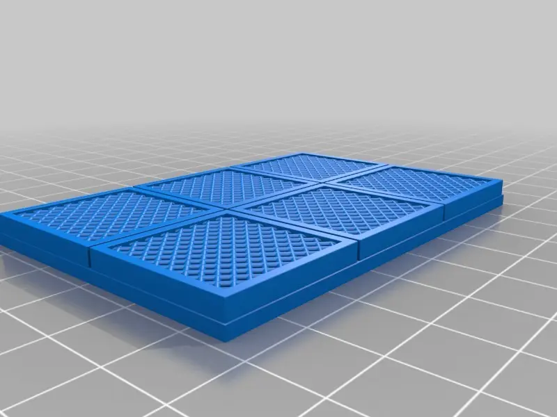 Scifi floor tiles - Meshed