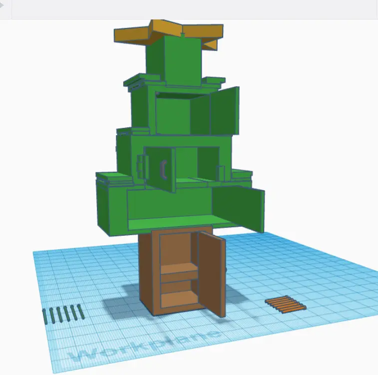 CHRISTMAS CUPCAKE STAND AND SWEET STASHER