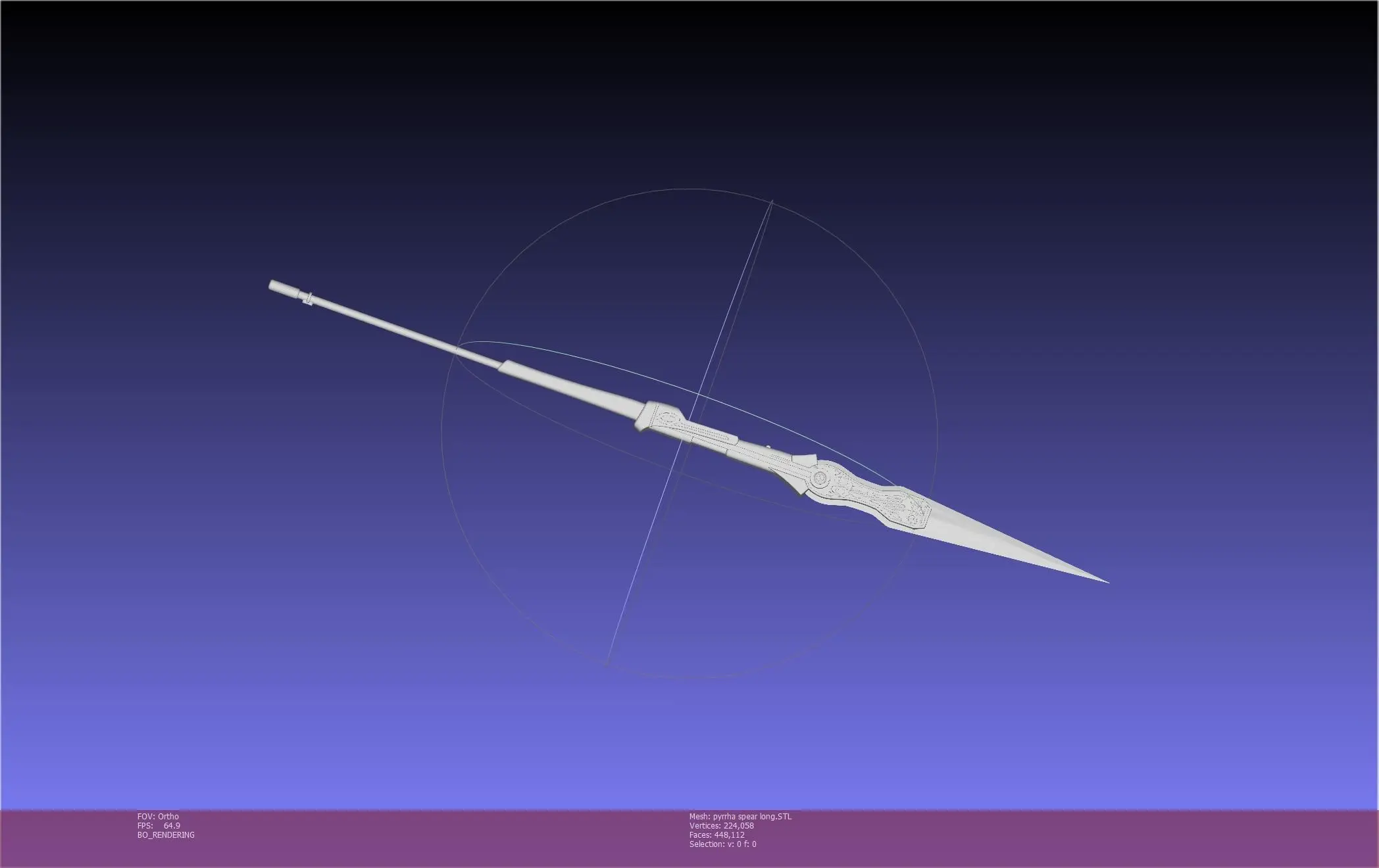 RWBY Pyrrha Nikos Spear Printable Assembly