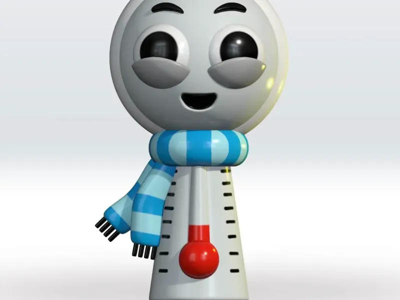 Sprunki Mercuy STL 3D Multicolor 3mf 3D Model Character Fana