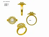 FLOWER DIAMOND RING-0