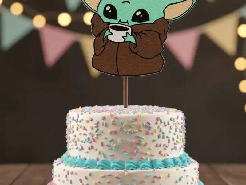 Topper Baby Yoda