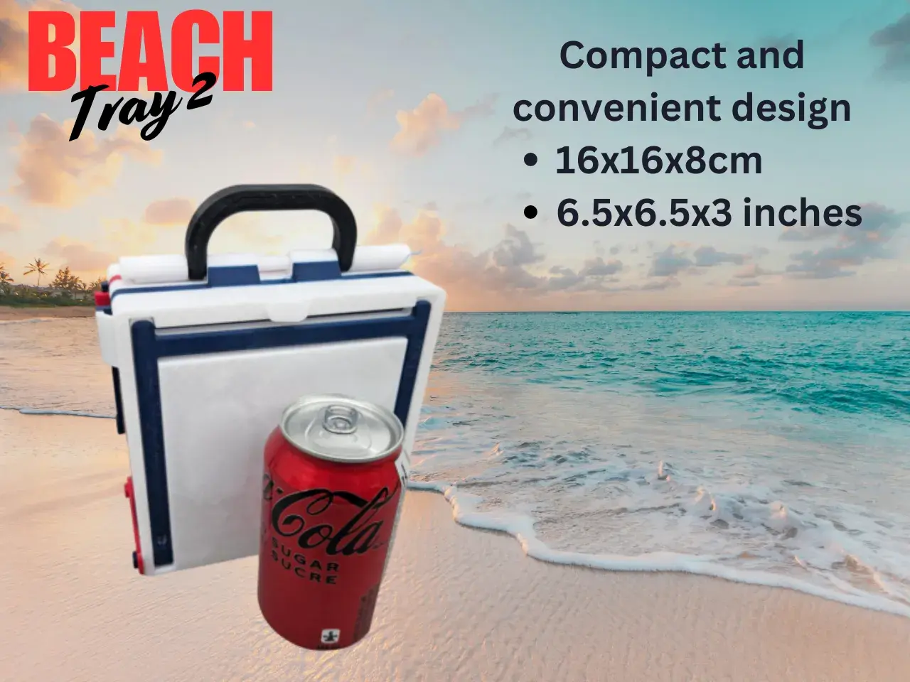 BEACH TRAY 2 - COMPACT AND CONVENIENT BEACH LUXURY