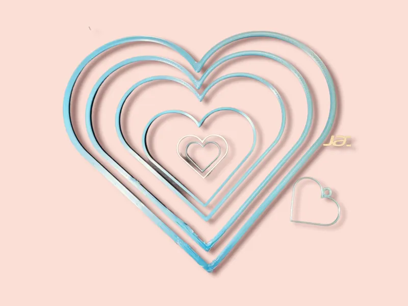 corazones para macrame 